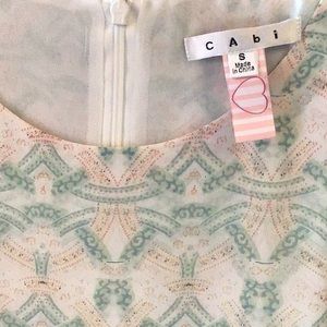 CAbi heart cami blouse